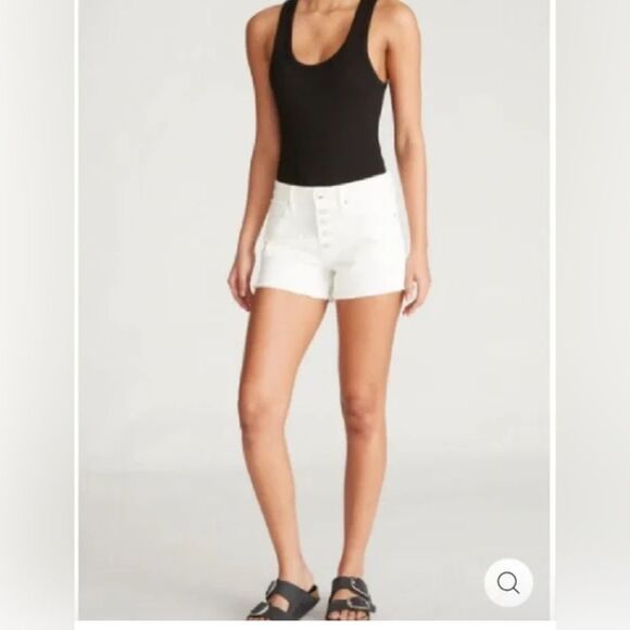 Vigoss Ace Raw Hem Cut Off High Waist Shorts NWT 28 - Picture 2 of 8